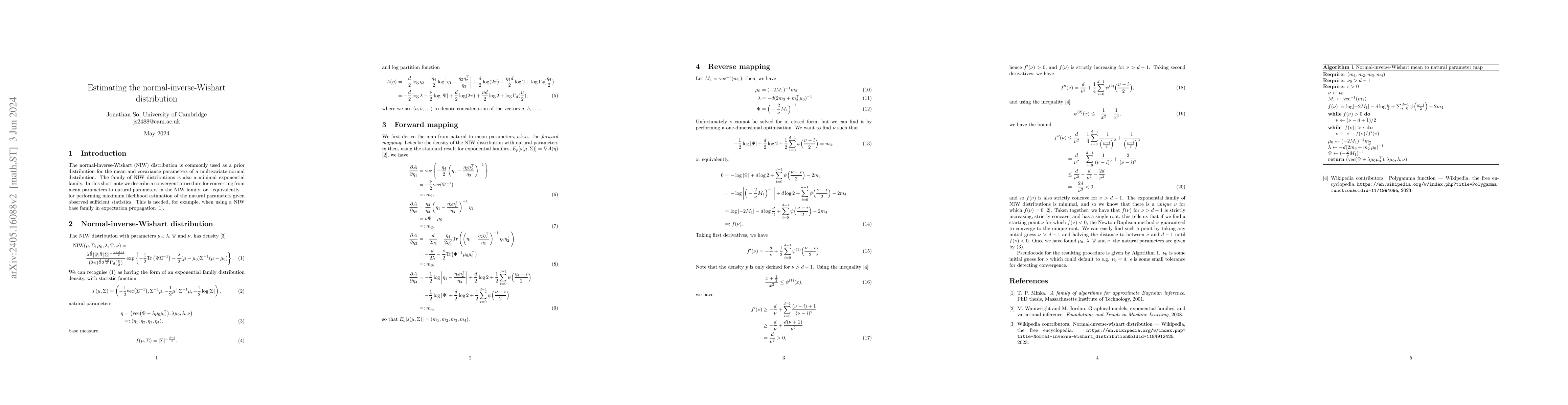 Thumbnail for Estimating the normal-inverse-Wishart distribution
