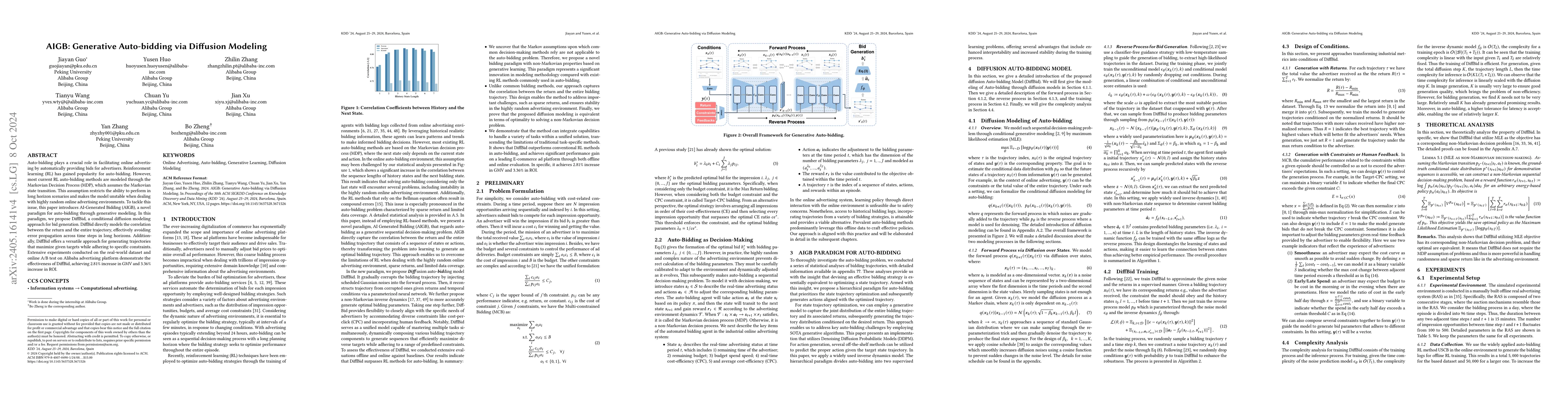 Thumbnail for AIGB: Generative Auto-bidding via Diffusion Modeling