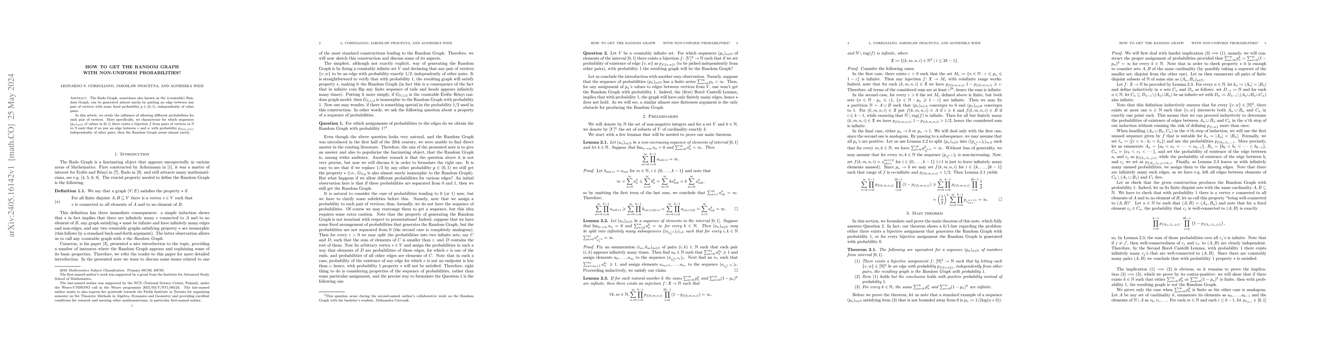 Thumbnail for How to get the random graph with non-uniform probabilities?