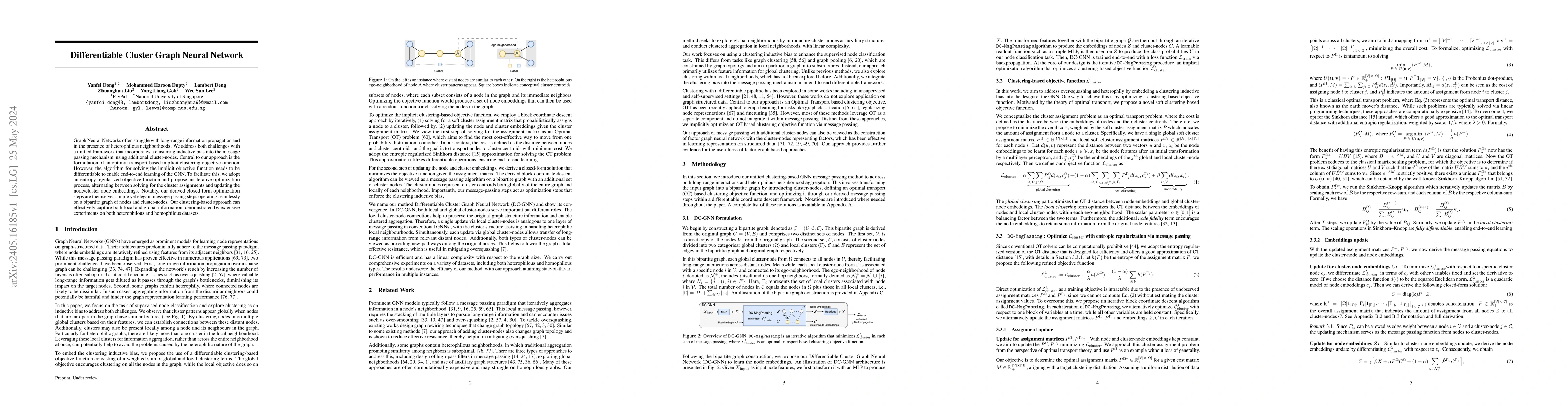 Thumbnail for Differentiable Cluster Graph Neural Network