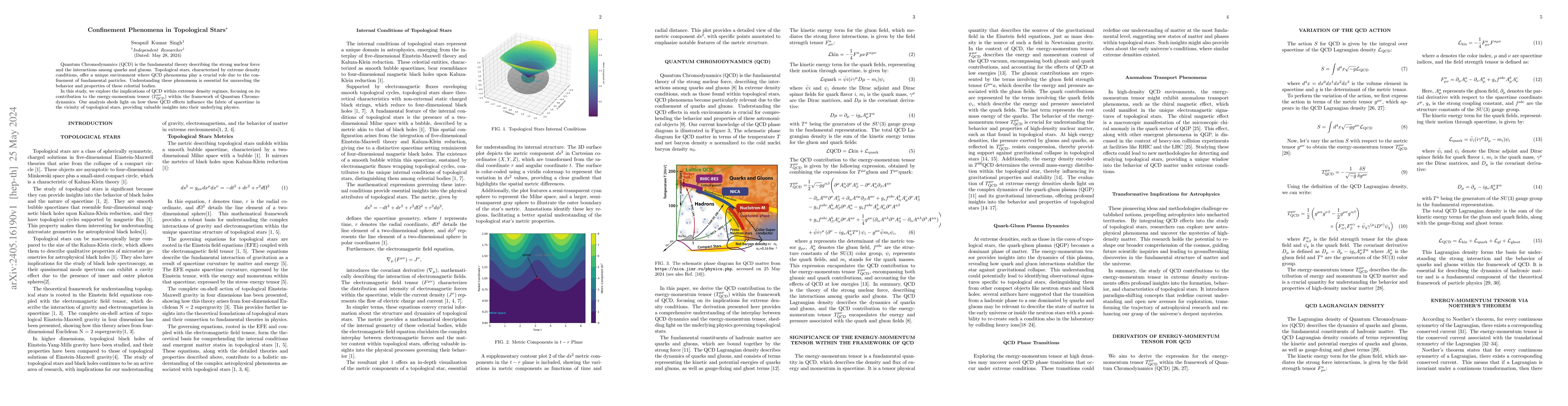 Thumbnail for Confinement Phenomena in Topological Stars