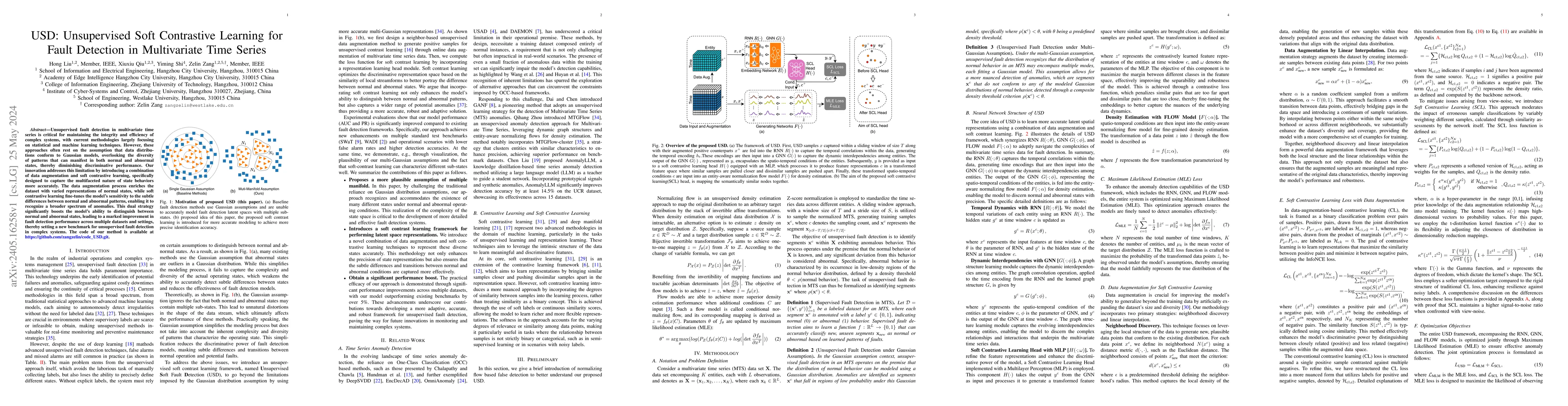 Thumbnail for USD: Unsupervised Soft Contrastive Learning for Fault Detection in
  Multivariate Time Series