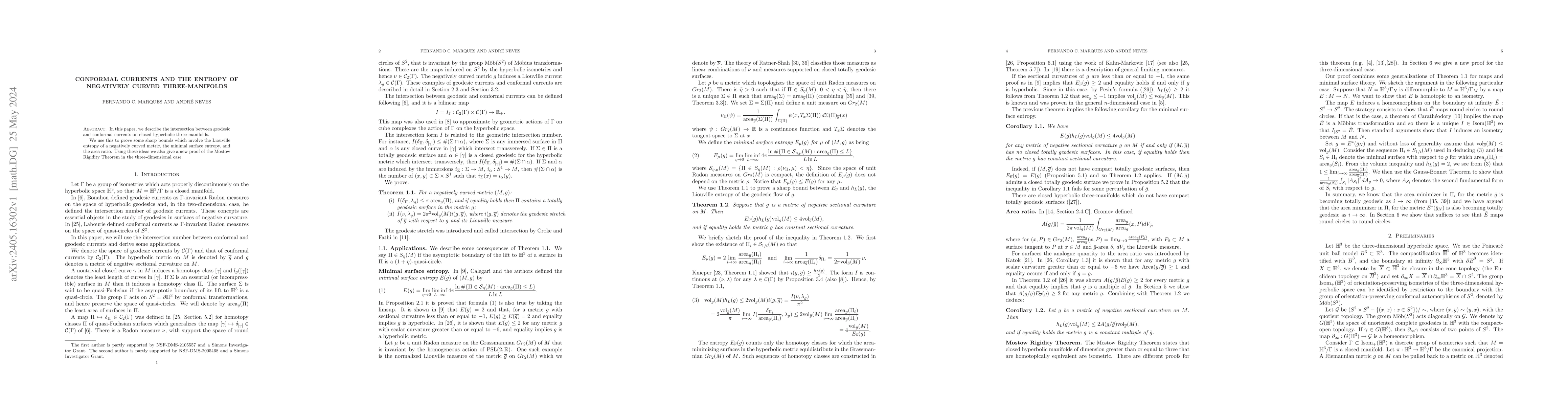 Thumbnail for Conformal currents and the entropy of negatively curved three-manifolds