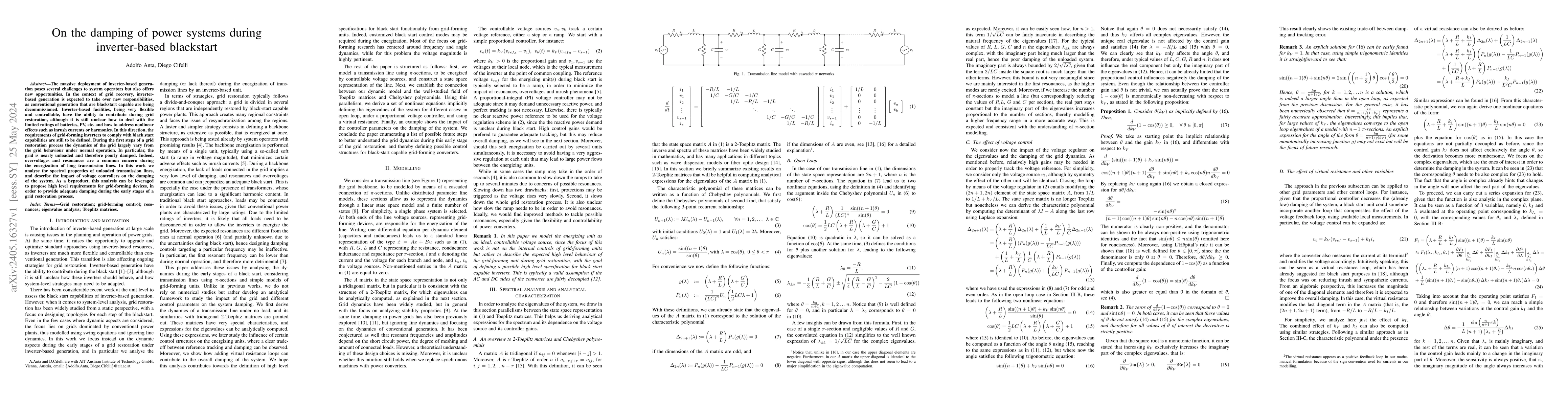 Thumbnail for On the damping of power systems during inverter-based blackstart