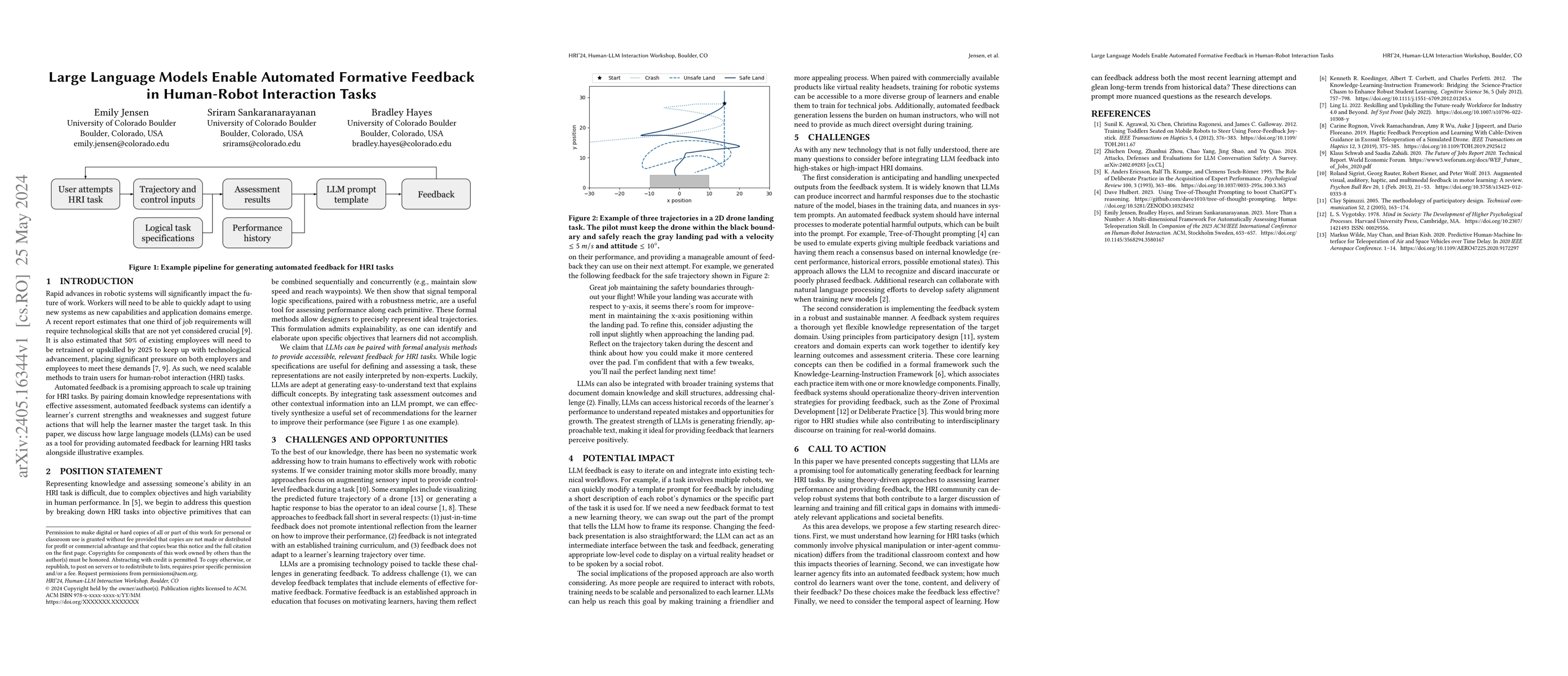 Thumbnail for Large Language Models Enable Automated Formative Feedback in Human-Robot
  Interaction Tasks