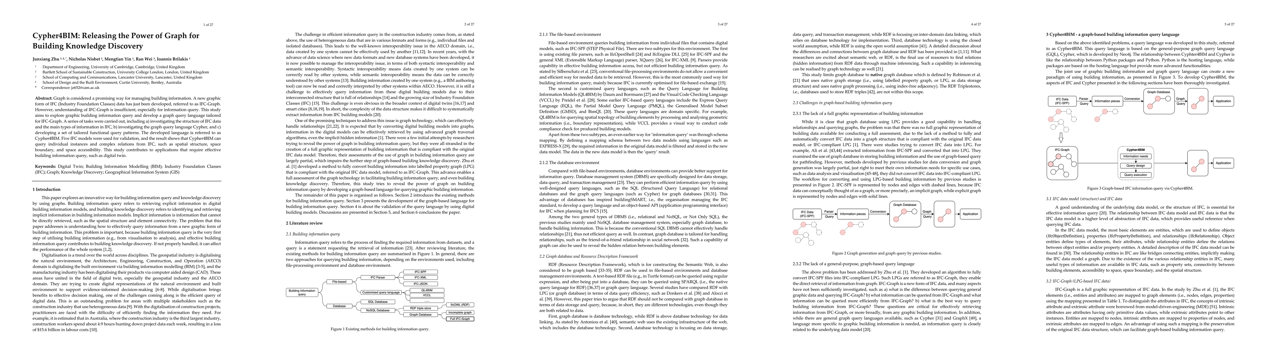 Thumbnail for Cypher4BIM: Releasing the Power of Graph for Building Knowledge
  Discovery