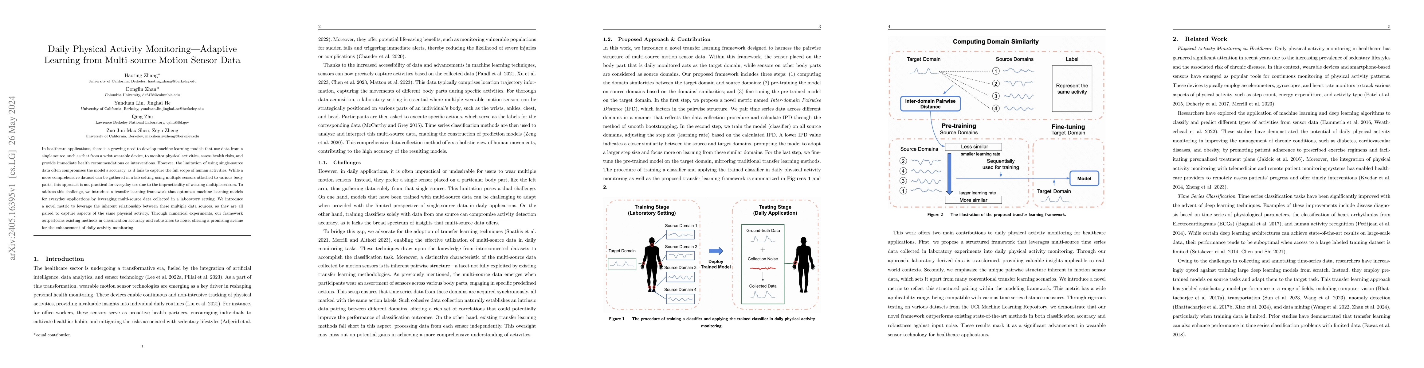 Thumbnail for Daily Physical Activity Monitoring -- Adaptive Learning from
  Multi-source Motion Sensor Data