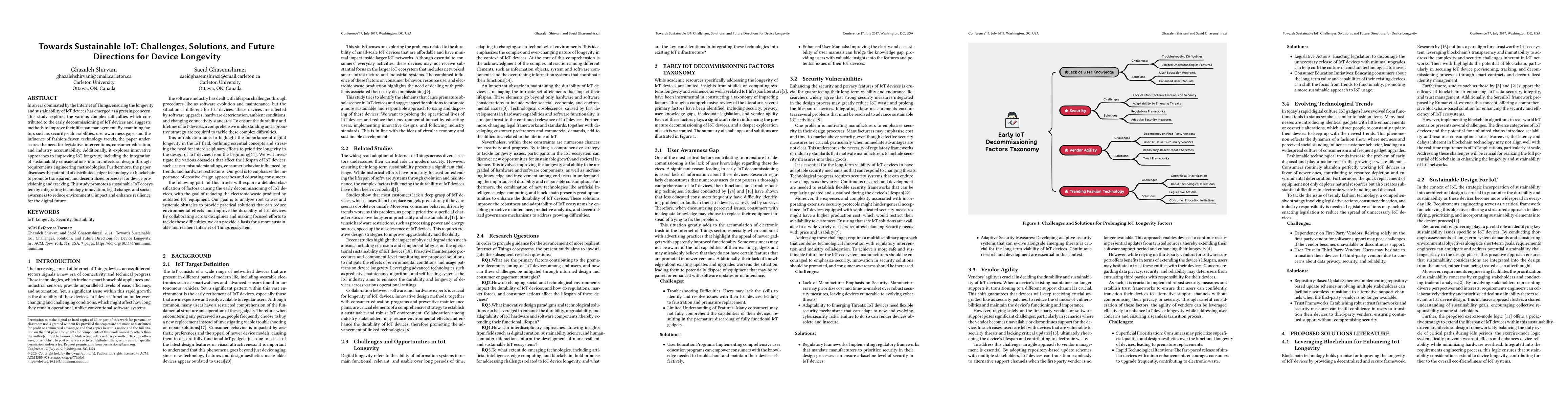 Thumbnail for Towards Sustainable IoT: Challenges, Solutions, and Future Directions
  for Device Longevity