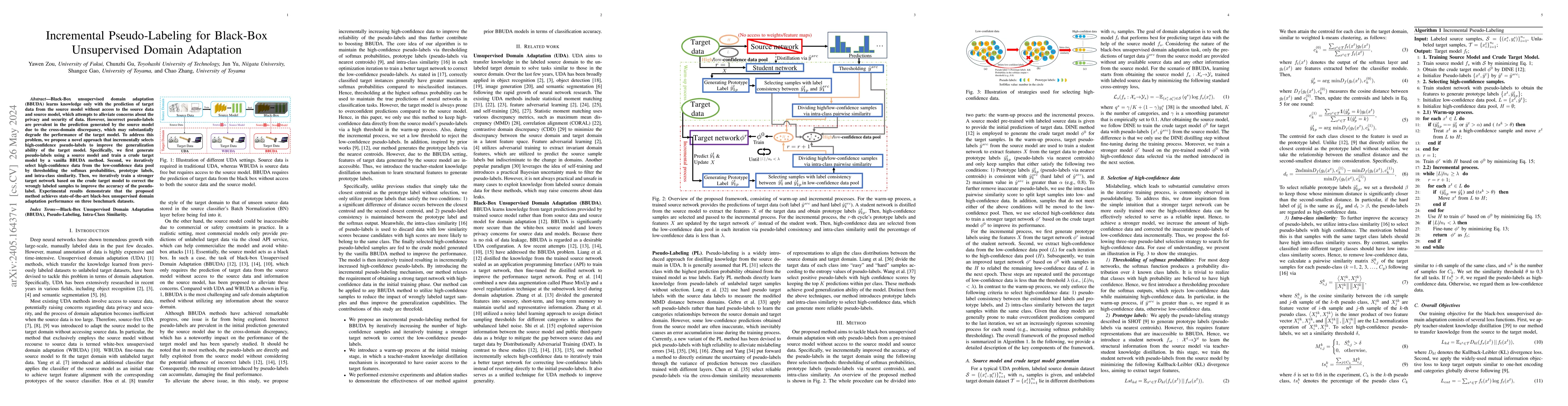 Thumbnail for Incremental Pseudo-Labeling for Black-Box Unsupervised Domain Adaptation