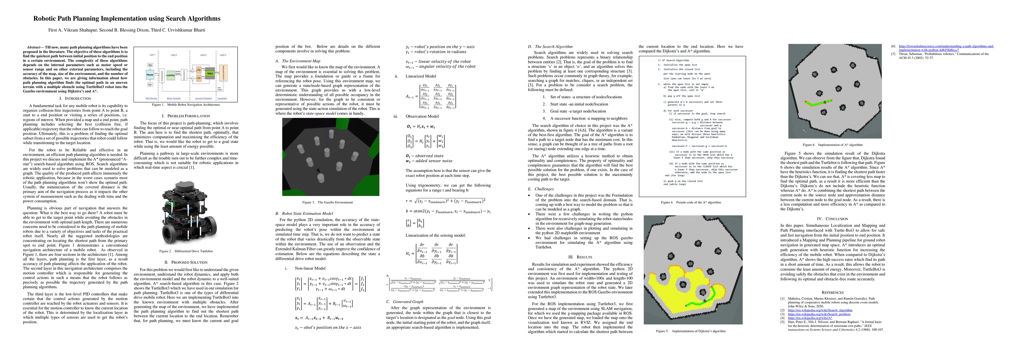 Thumbnail for Robotic Path Planning Implementation using Search Algorithms