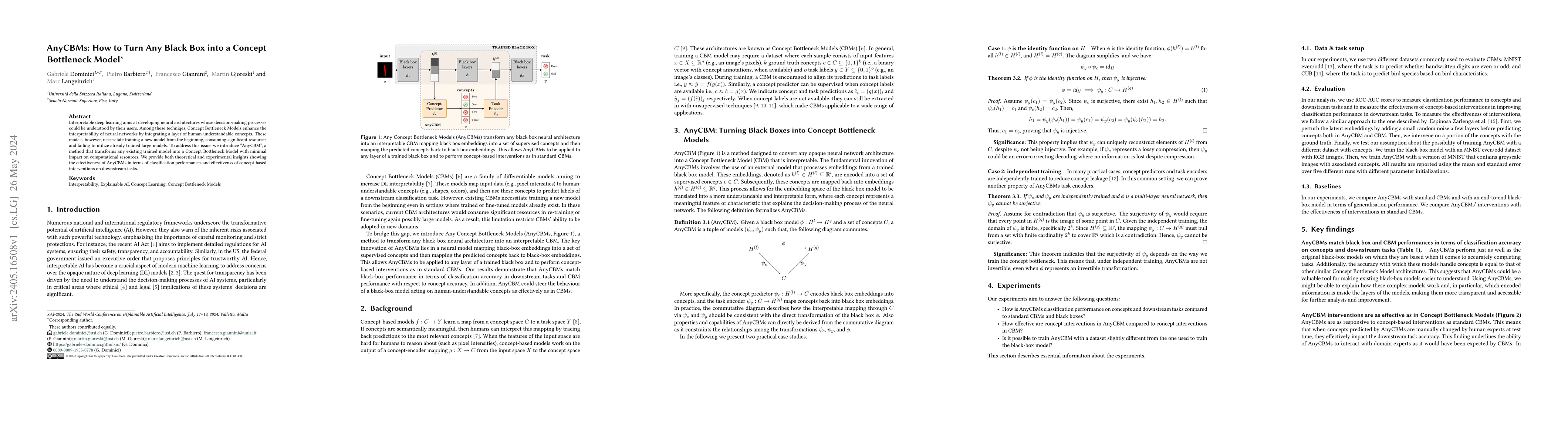 Thumbnail for AnyCBMs: How to Turn Any Black Box into a Concept Bottleneck Model