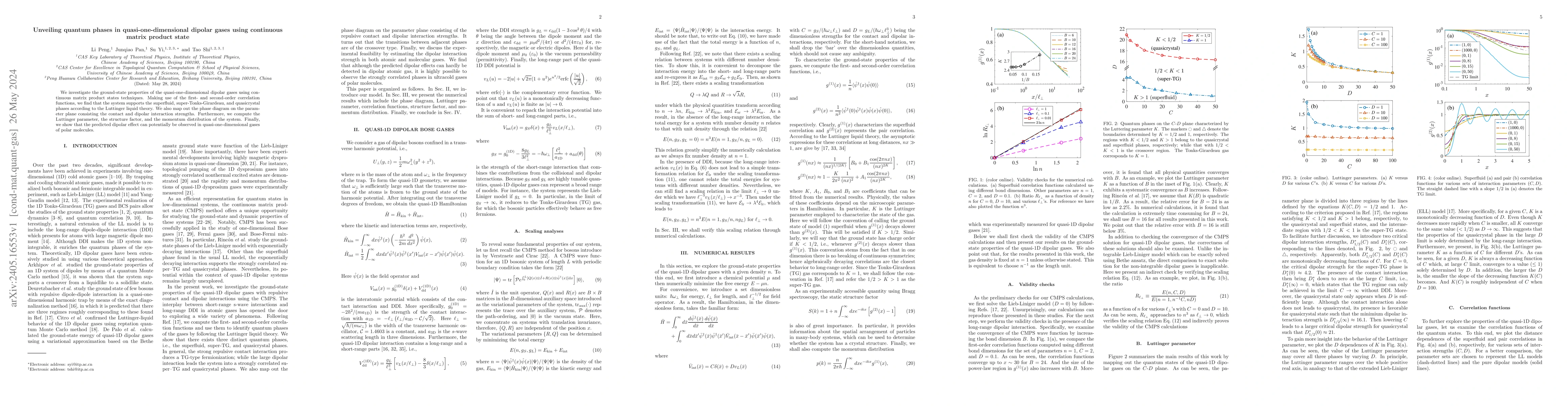 Thumbnail for Unveiling quantum phases in quasi-one-dimensional dipolar gases using
  continuous matrix product state