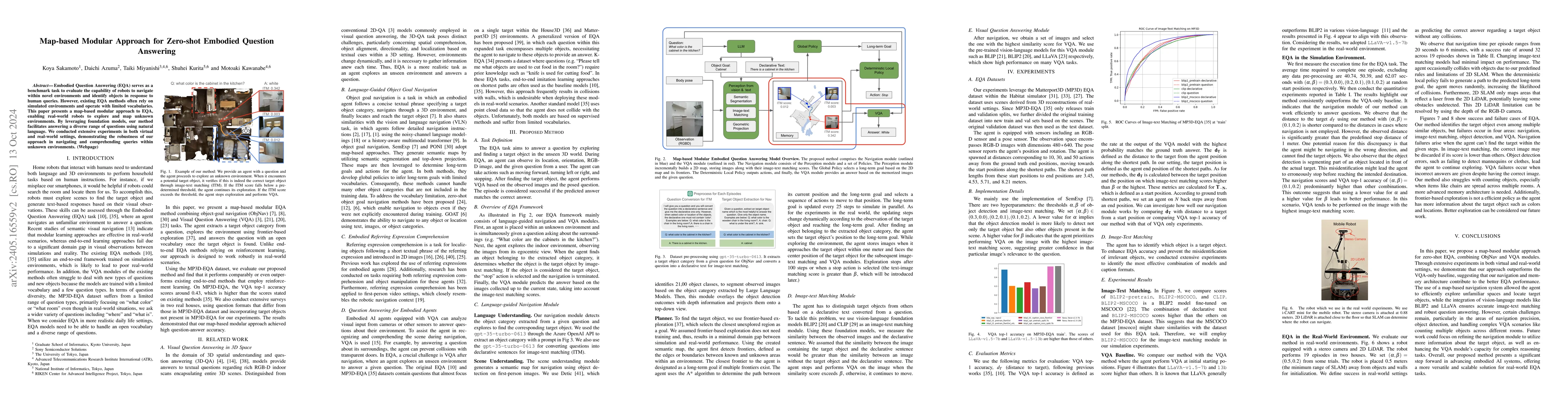 Thumbnail for Map-based Modular Approach for Zero-shot Embodied Question Answering