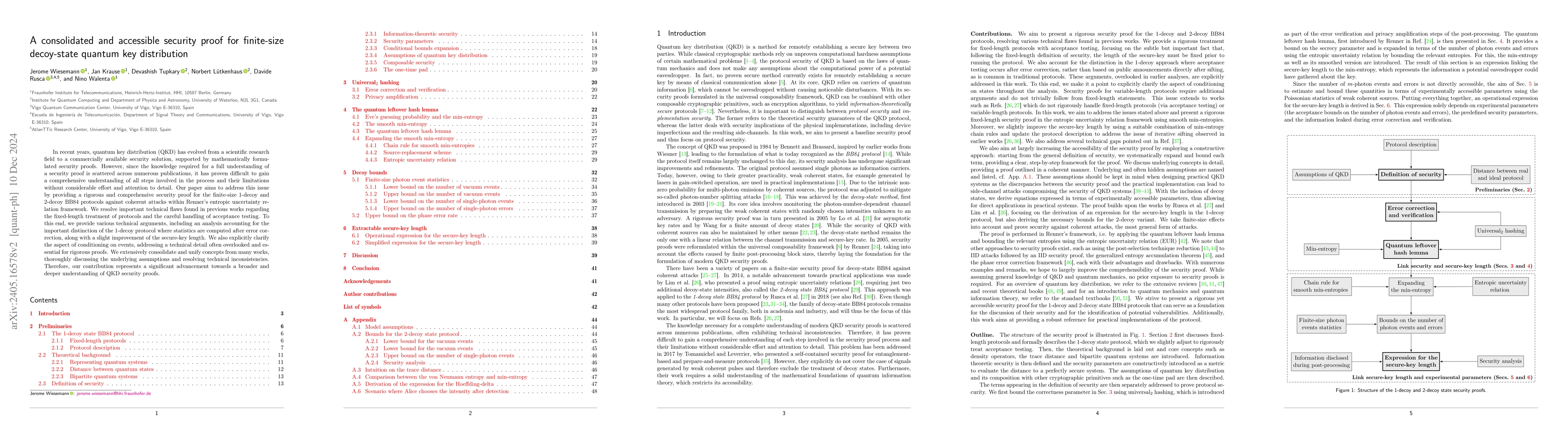 Thumbnail for A consolidated and accessible security proof for finite-size decoy-state
  quantum key distribution