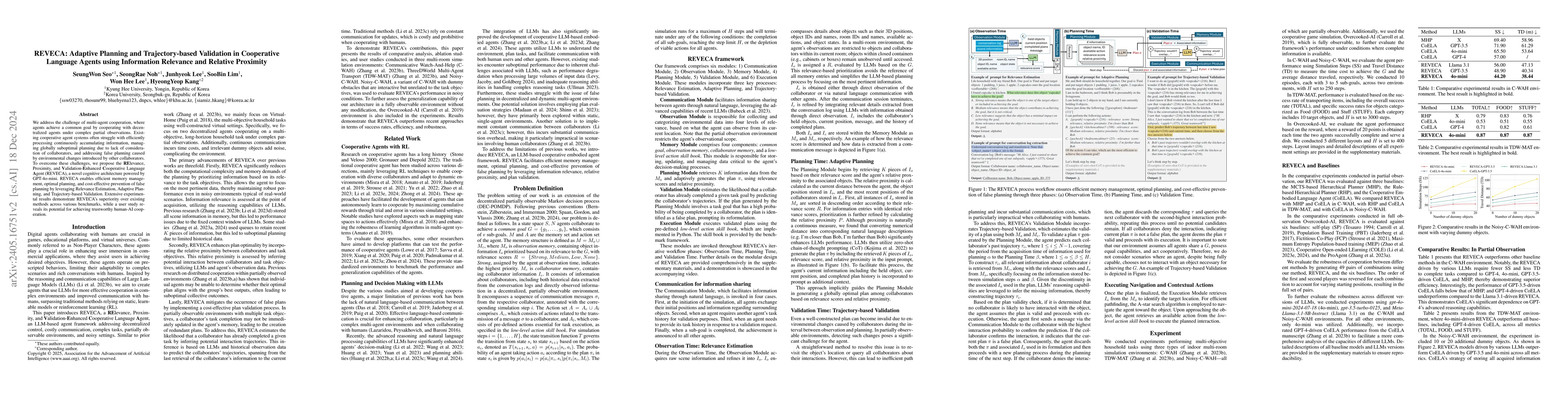 Thumbnail for LLM-Based Cooperative Agents using Information Relevance and Plan
  Validation