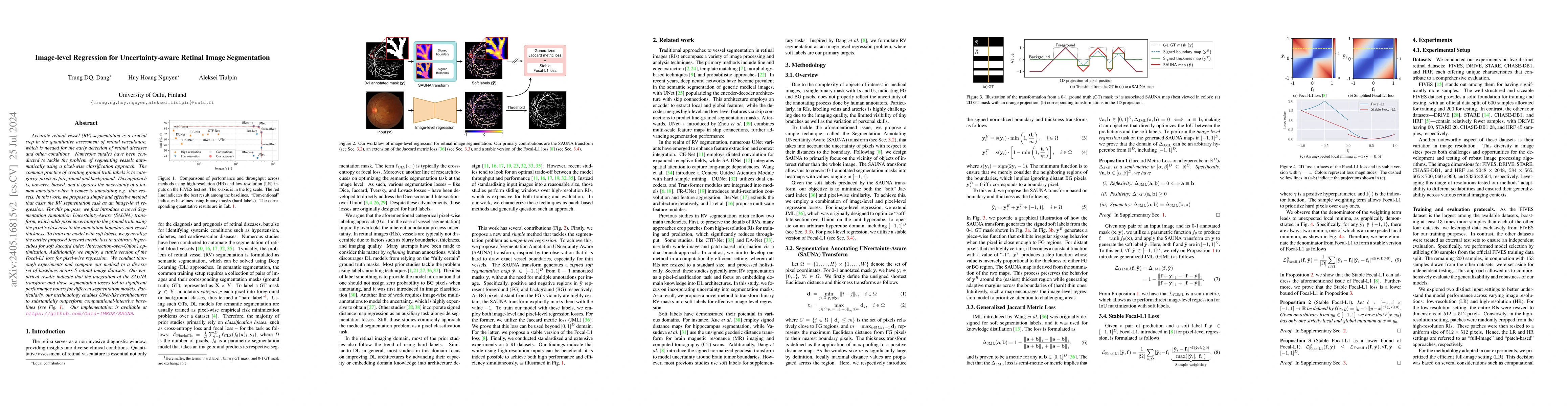 Thumbnail for Image-level Regression for Uncertainty-aware Retinal Image Segmentation