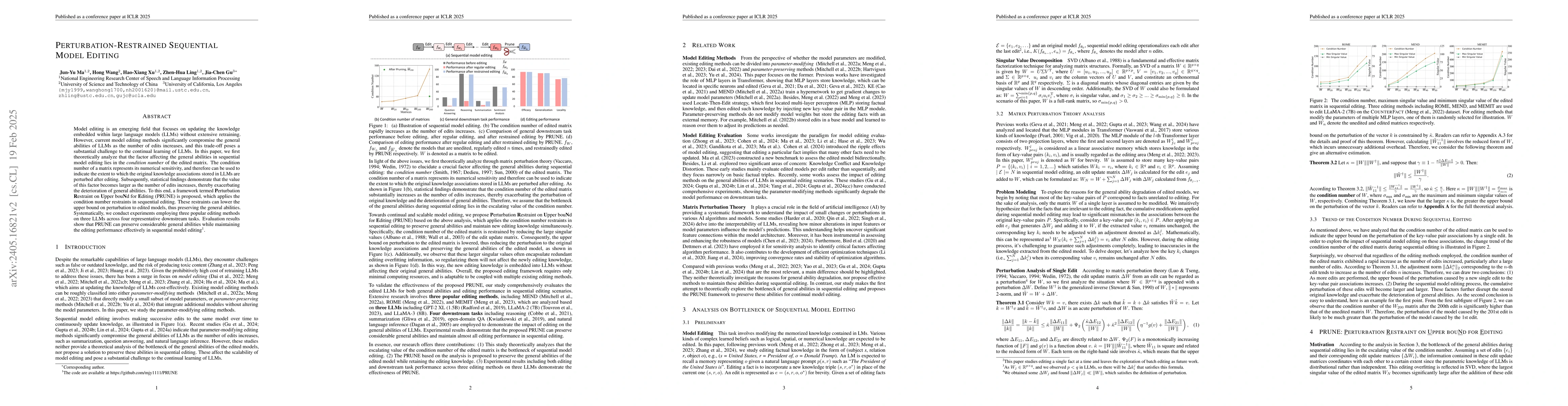 Thumbnail for Perturbation-Restrained Sequential Model Editing