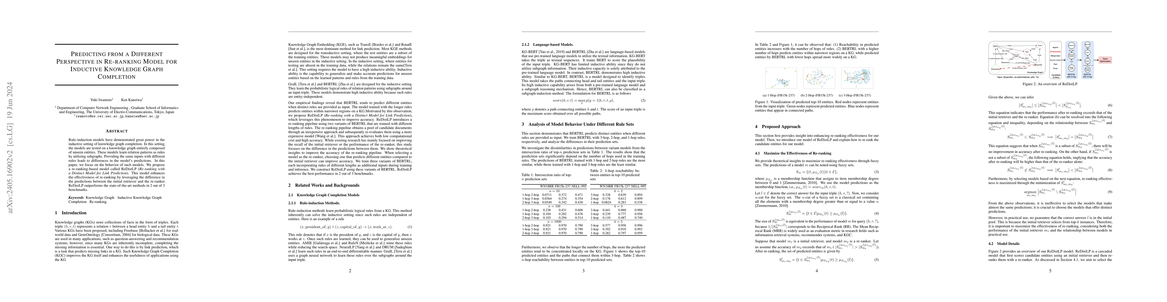 Thumbnail for Predicting from a Different Perspective: A Re-ranking Model for
  Inductive Knowledge Graph Completion