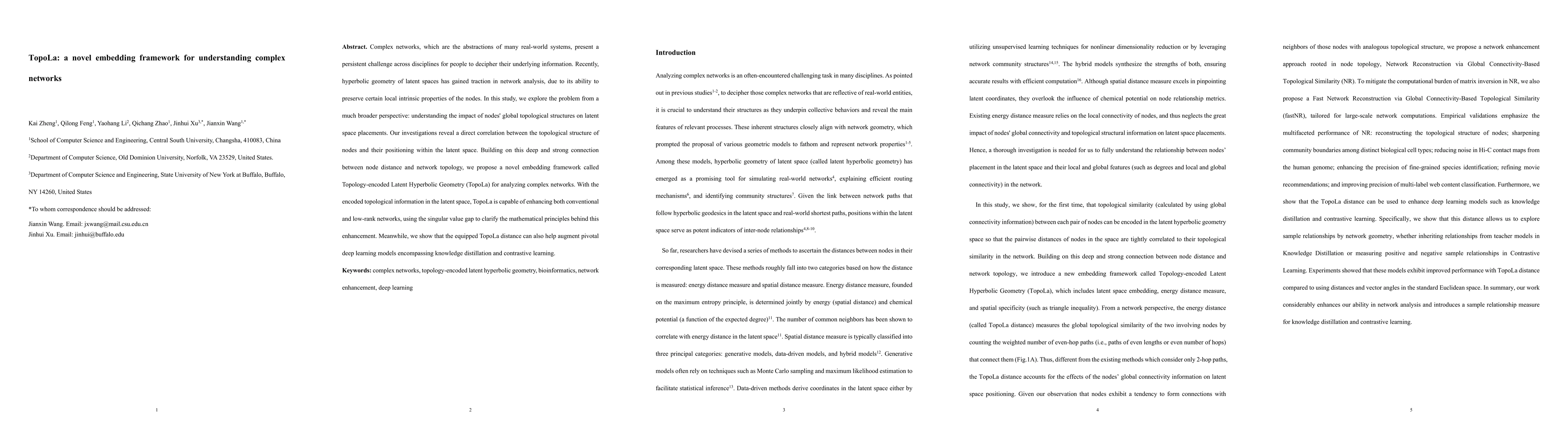 Thumbnail for TopoLa: a novel embedding framework for understanding complex networks