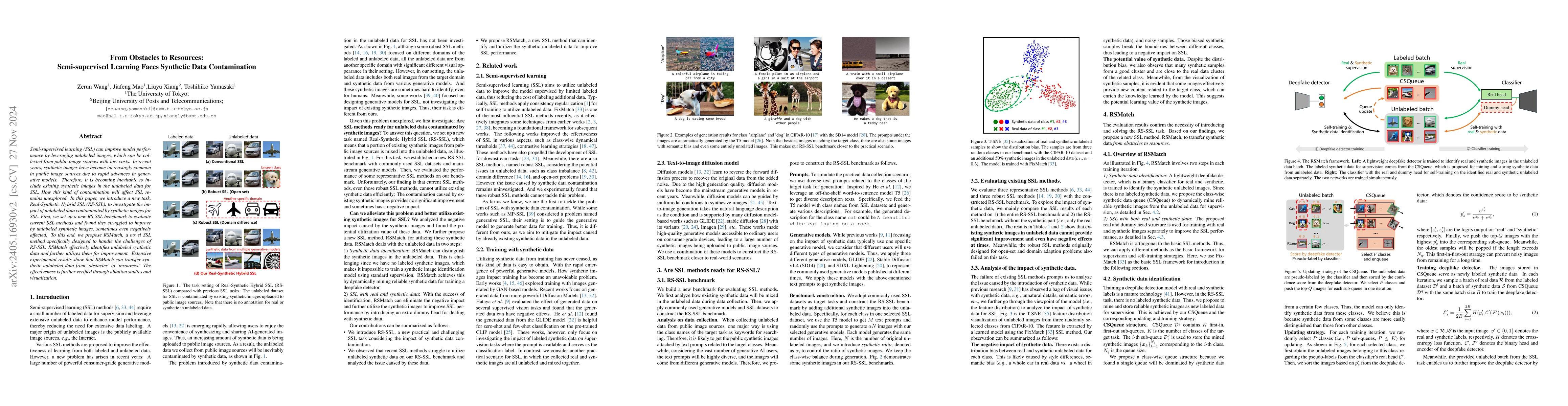 Thumbnail for From Obstacle to Opportunity: Enhancing Semi-supervised Learning with
  Synthetic Data