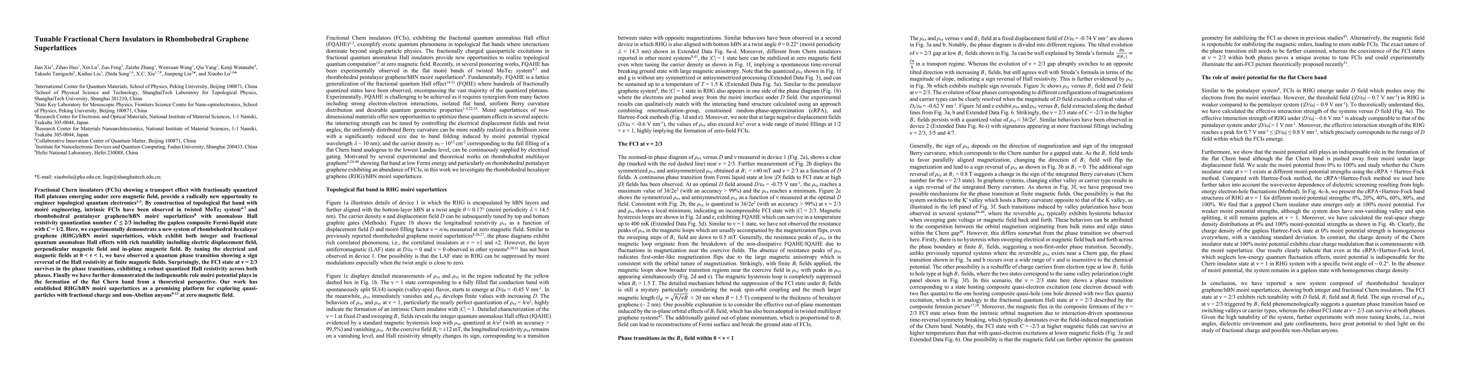 Thumbnail for Even- and Odd-denominator Fractional Quantum Anomalous Hall Effect in
  Graphene Moire Superlattices