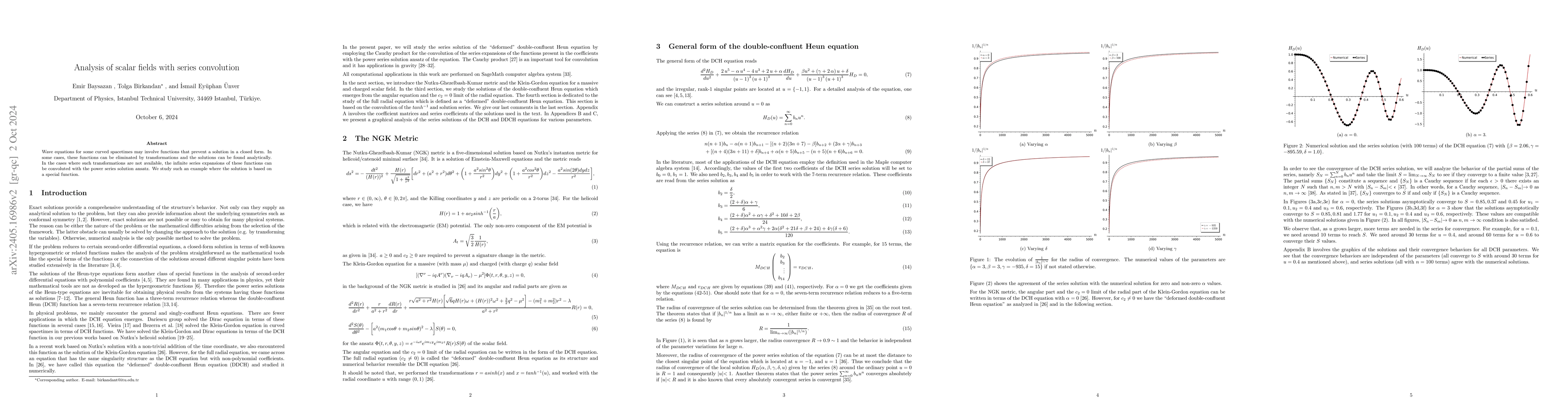 Thumbnail for Analysis of scalar fields with series convolution