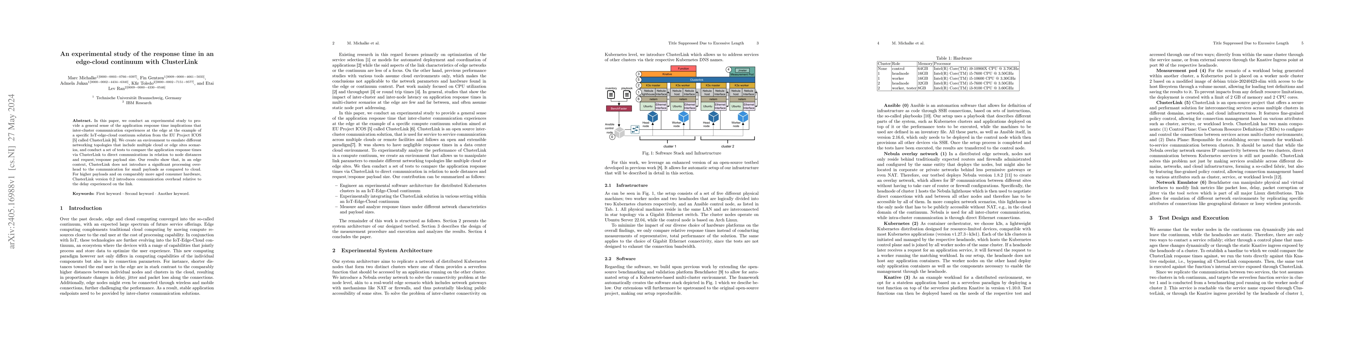 Thumbnail for An experimental study of the response time in an edge-cloud continuum
  with ClusterLink