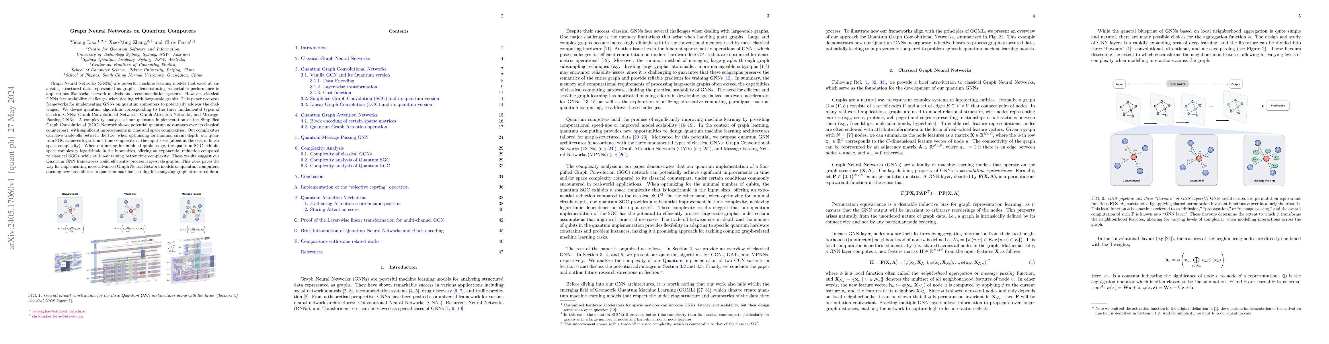 Thumbnail for Graph Neural Networks on Quantum Computers