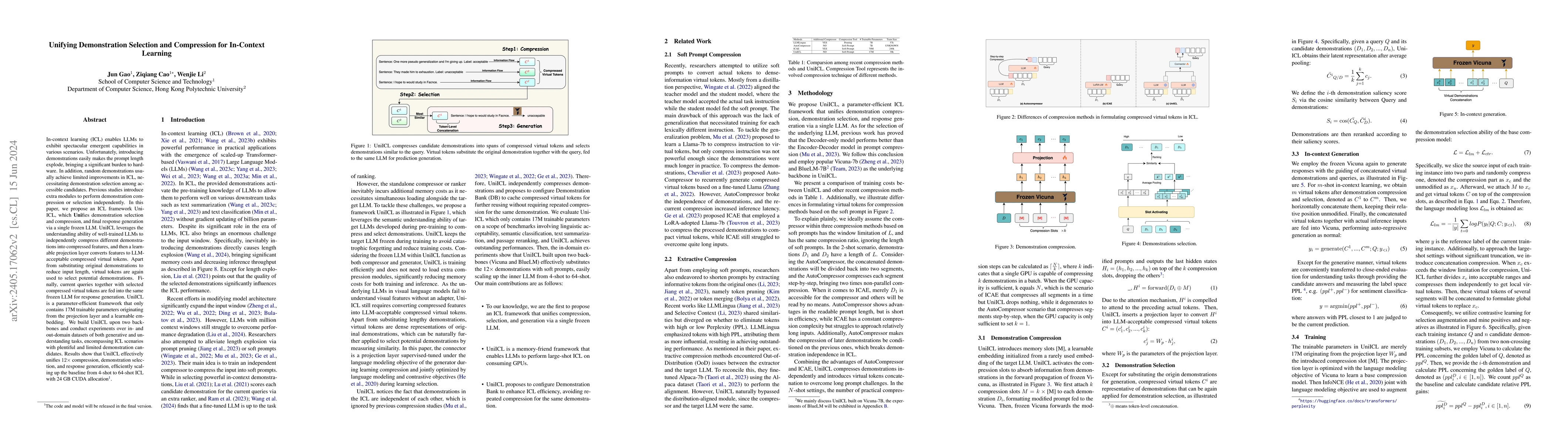 Thumbnail for Unifying Demonstration Selection and Compression for In-Context Learning