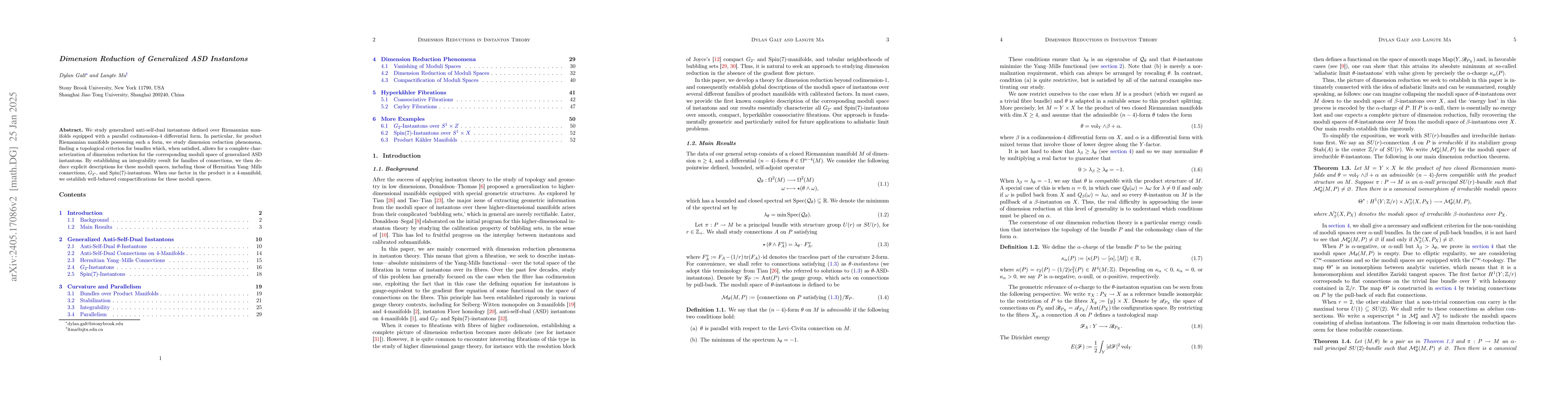 Thumbnail for Dimension Reductions in Instanton Theory