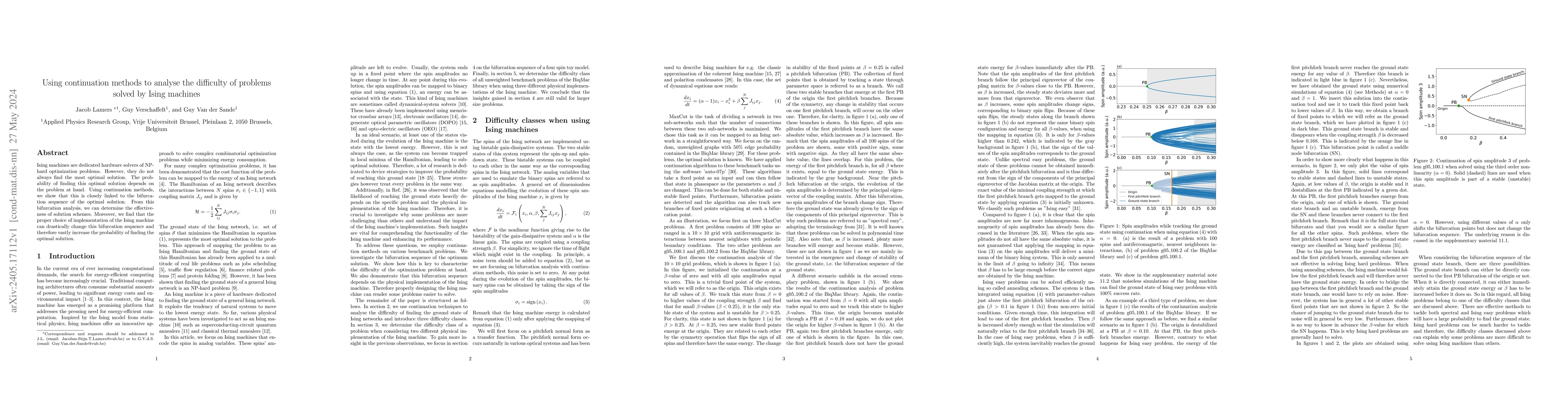 Thumbnail for Using continuation methods to analyse the difficulty of problems solved
  by Ising machines