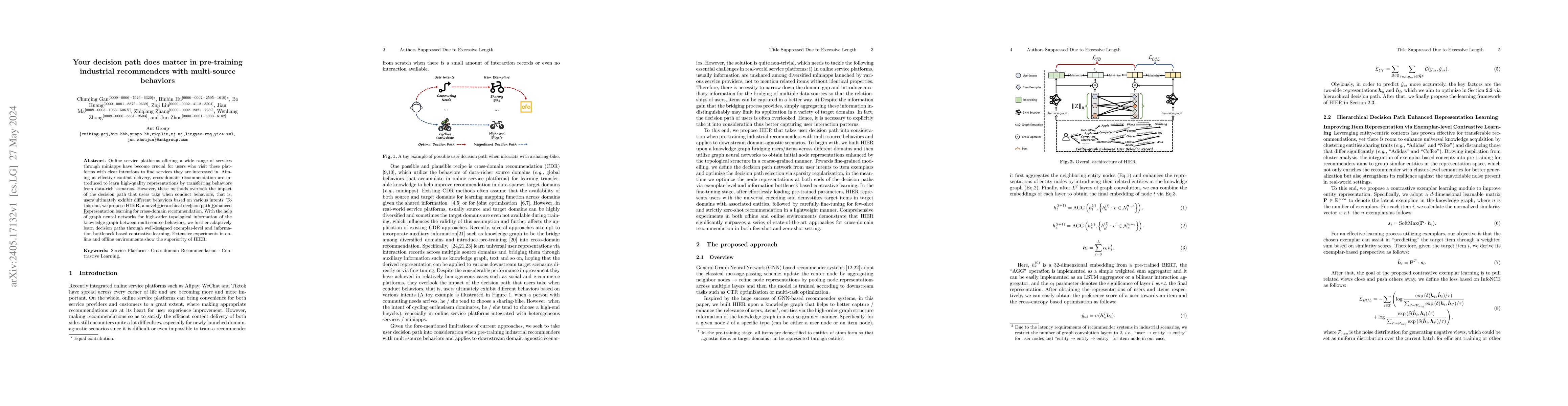 Thumbnail for Your decision path does matter in pre-training industrial recommenders
  with multi-source behaviors