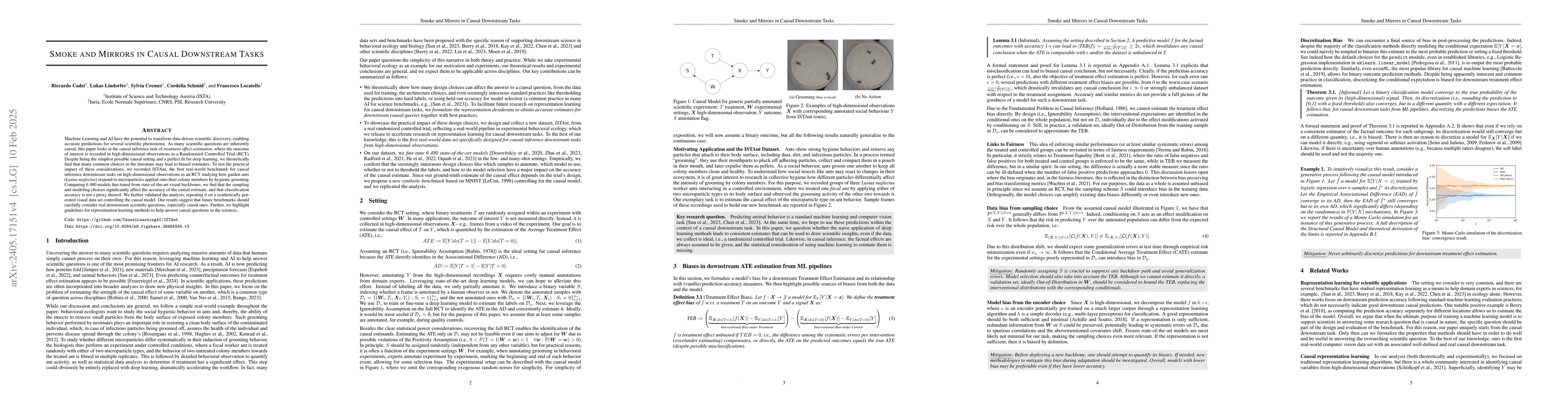 Thumbnail for Smoke and Mirrors in Causal Downstream Tasks