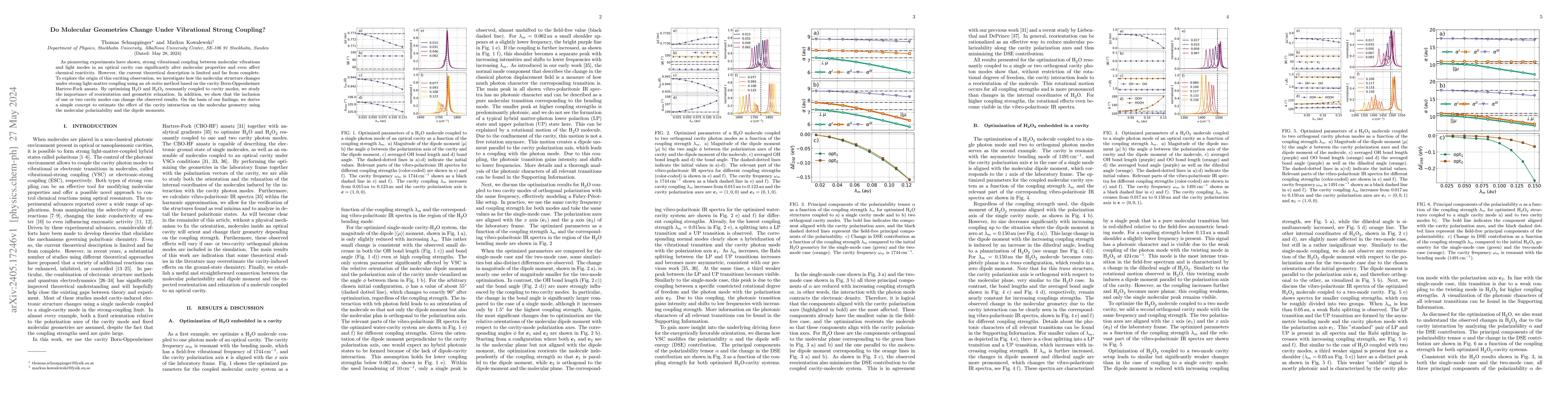 Thumbnail for Do Molecular Geometries Change Under Vibrational Strong Coupling?