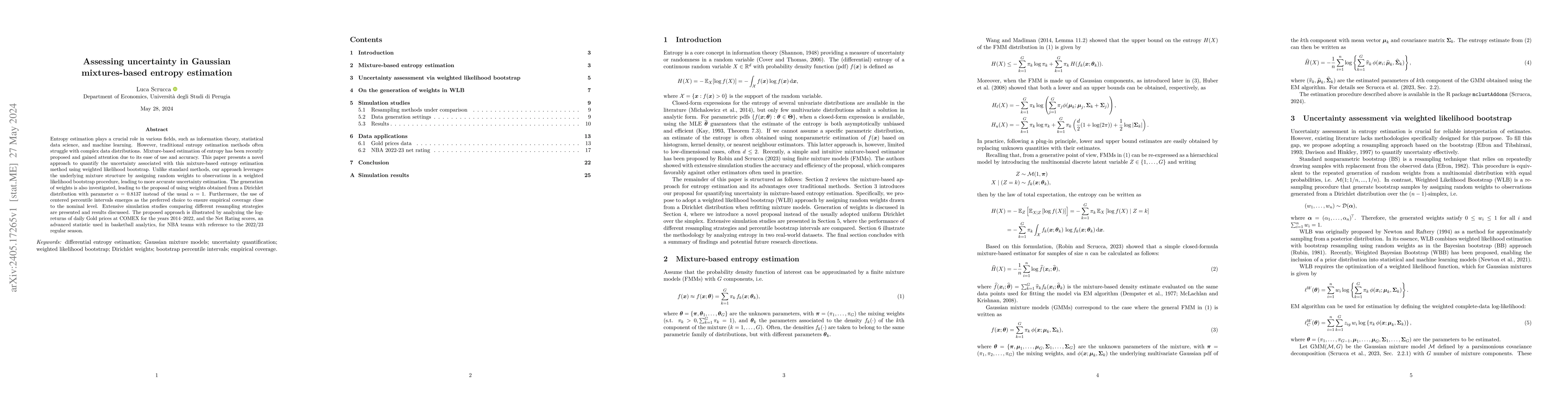 Thumbnail for Assessing uncertainty in Gaussian mixtures-based entropy estimation