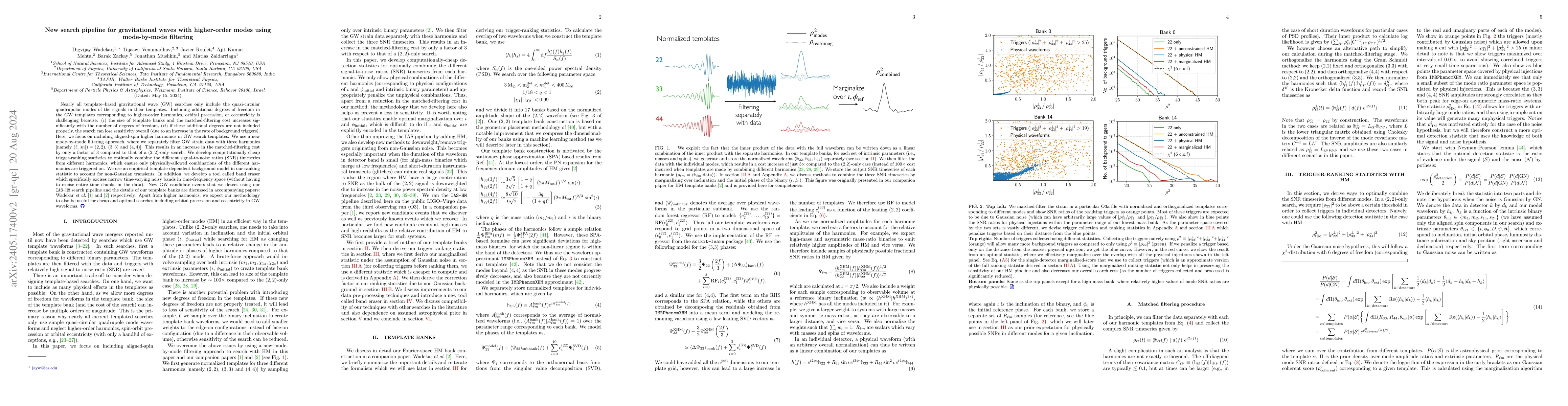 Thumbnail for A new search pipeline for gravitational waves with higher-order modes
  using mode-by-mode filtering