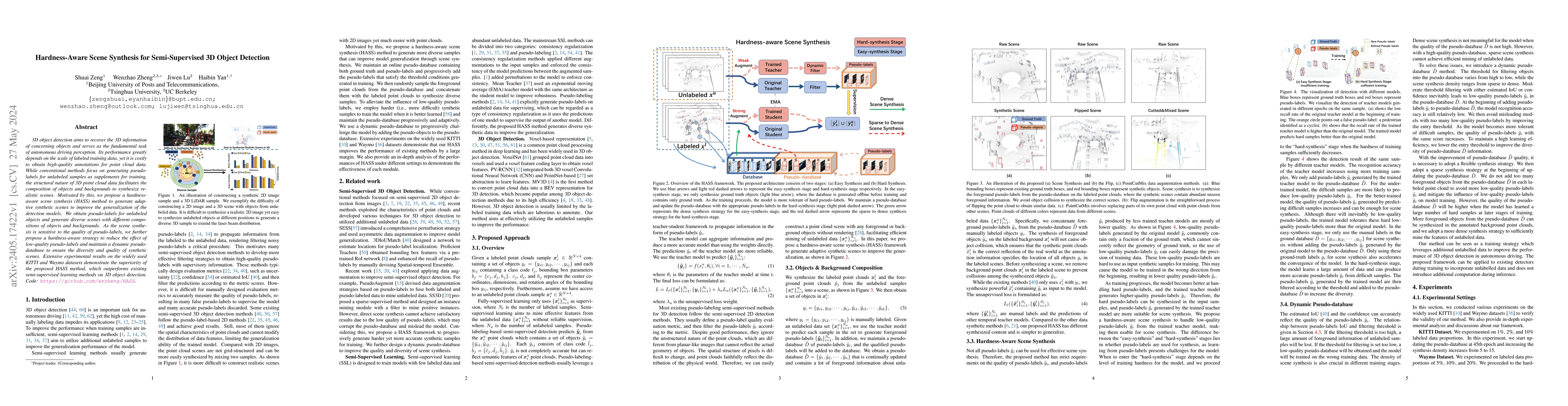 Thumbnail for Hardness-Aware Scene Synthesis for Semi-Supervised 3D Object Detection