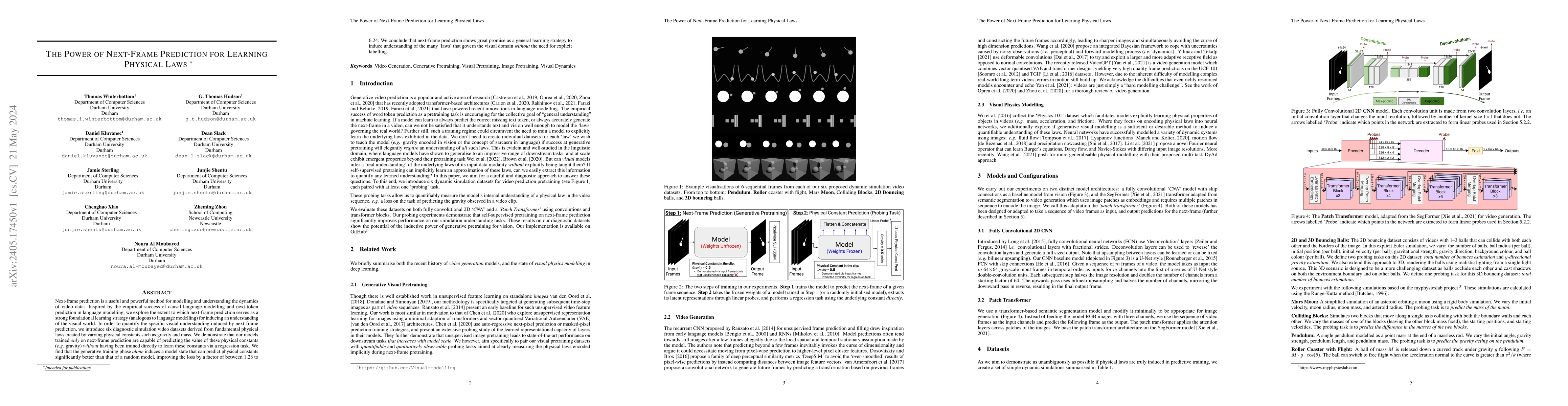 Thumbnail for The Power of Next-Frame Prediction for Learning Physical Laws