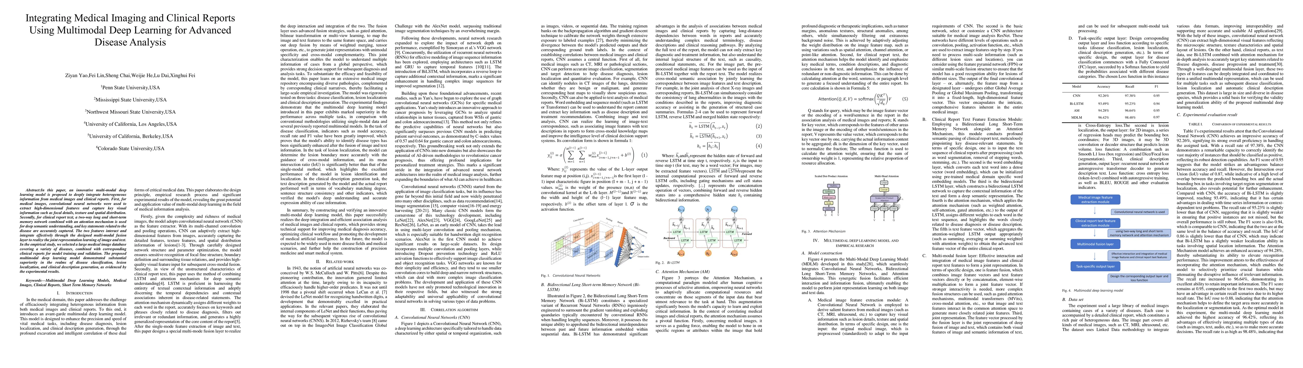 Thumbnail for Integrating Medical Imaging and Clinical Reports Using Multimodal Deep
  Learning for Advanced Disease Analysis