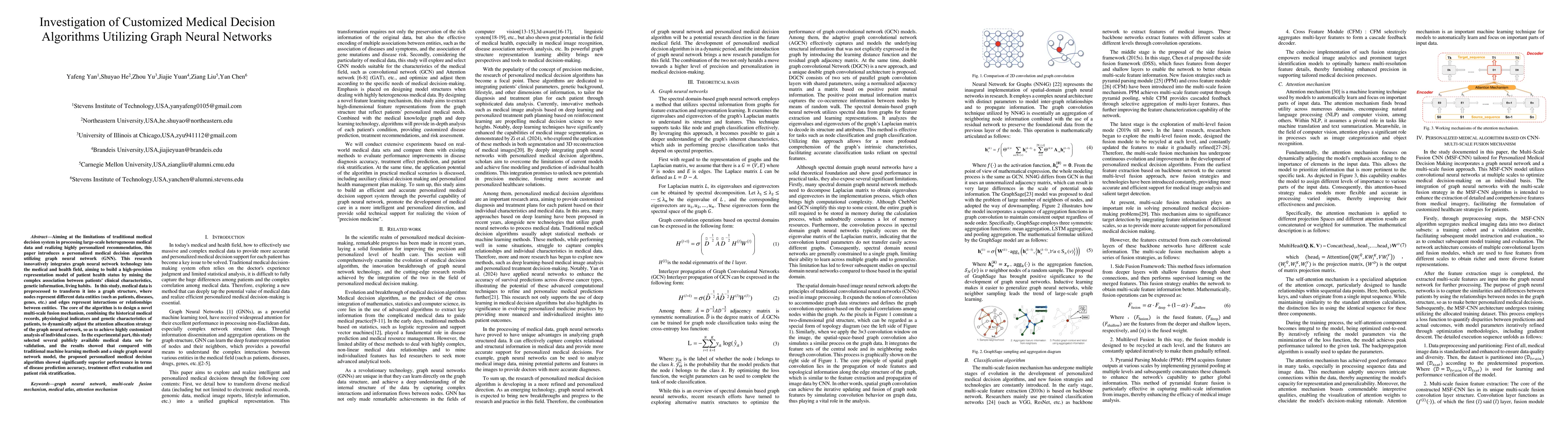 Thumbnail for Investigation of Customized Medical Decision Algorithms Utilizing Graph
  Neural Networks