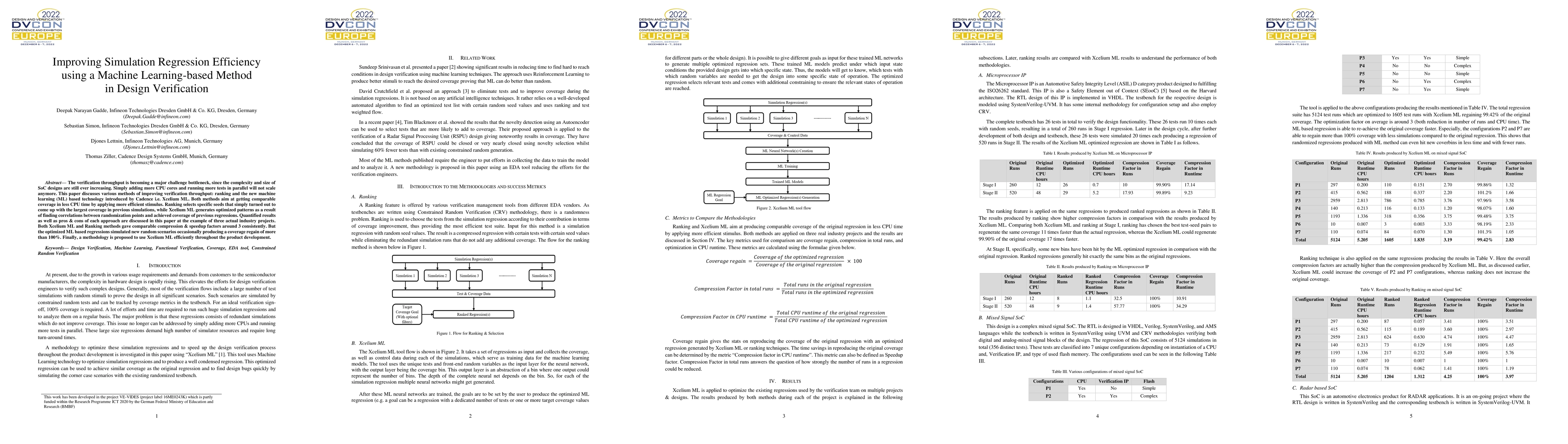 Thumbnail for Improving Simulation Regression Efficiency using a Machine
  Learning-based Method in Design Verification