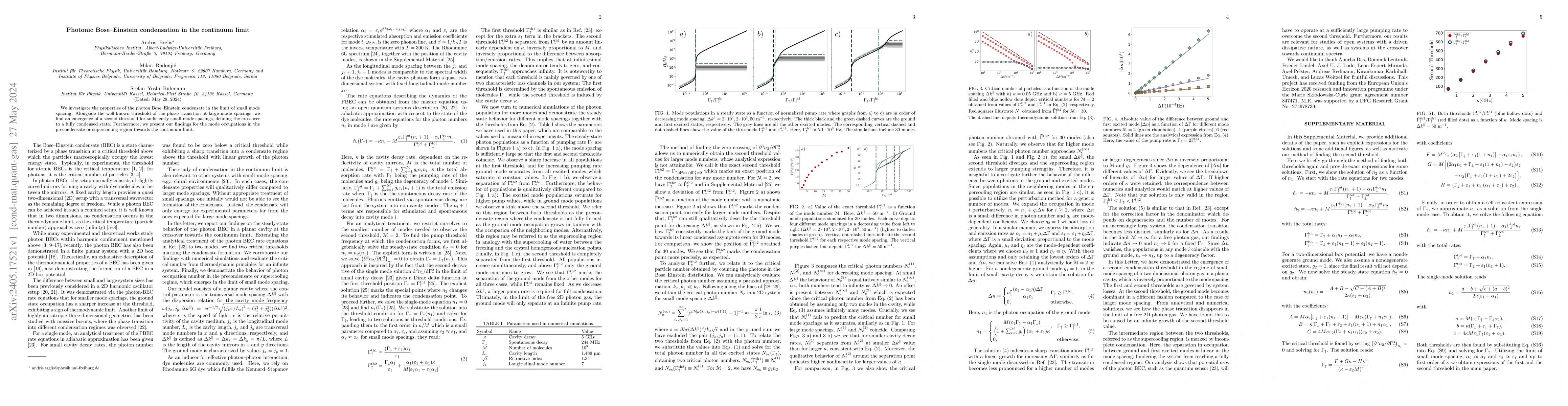 Thumbnail for Photonic Bose-Einstein condensation in the continuum limit