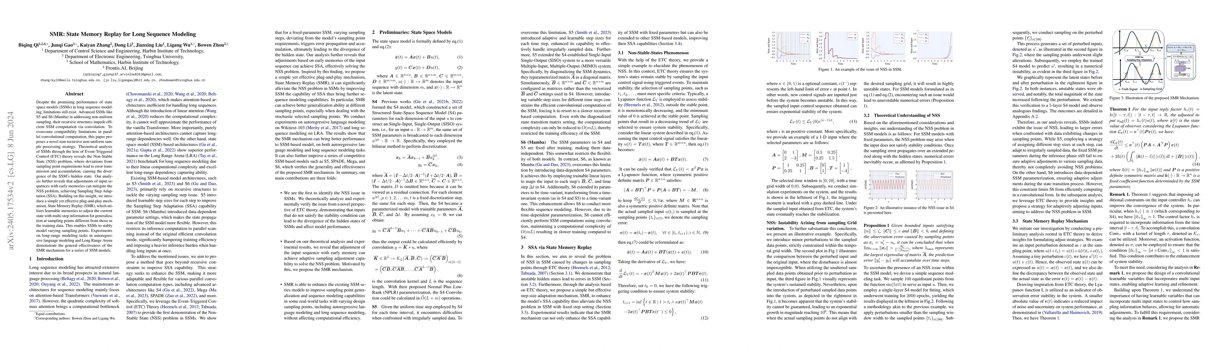 Thumbnail for SMR: State Memory Replay for Long Sequence Modeling