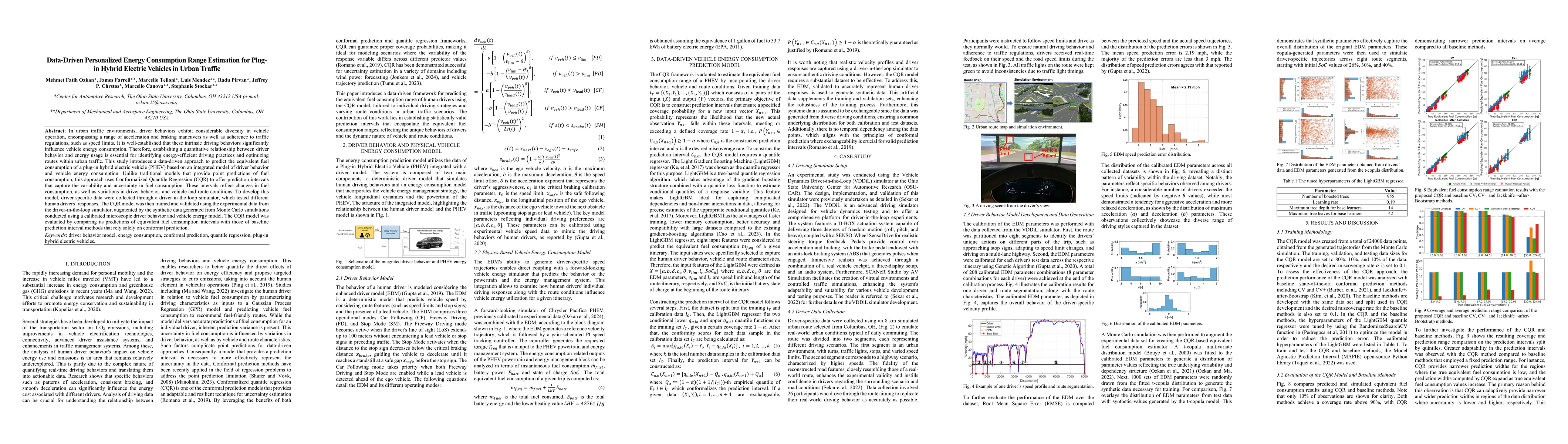 Thumbnail for Data-Driven Personalized Energy Consumption Range Estimation for Plug-in
  Hybrid Electric Vehicles in Urban Traffic