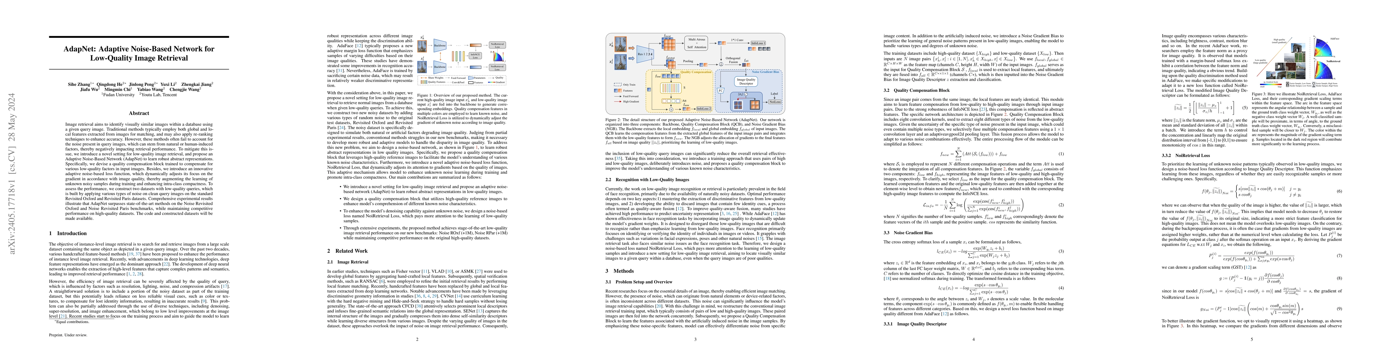 Thumbnail for AdapNet: Adaptive Noise-Based Network for Low-Quality Image Retrieval