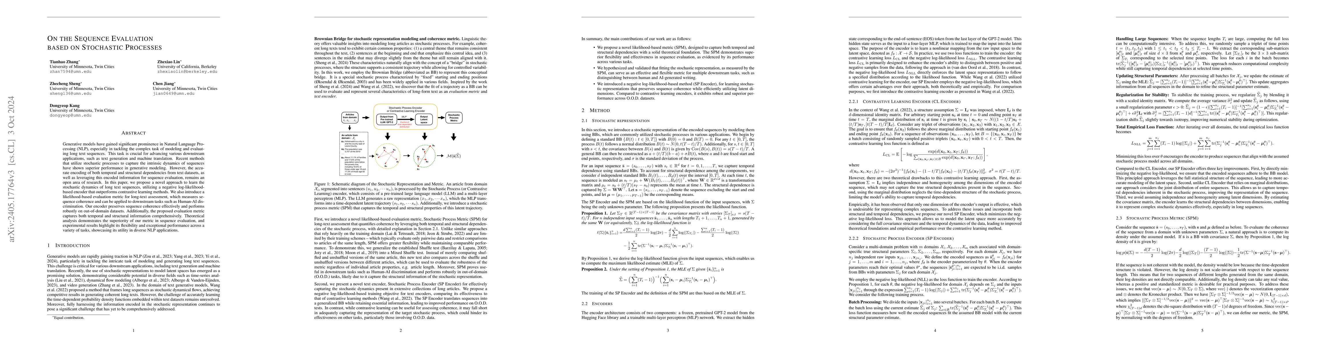 Thumbnail for On the Sequence Evaluation based on Stochastic Processes