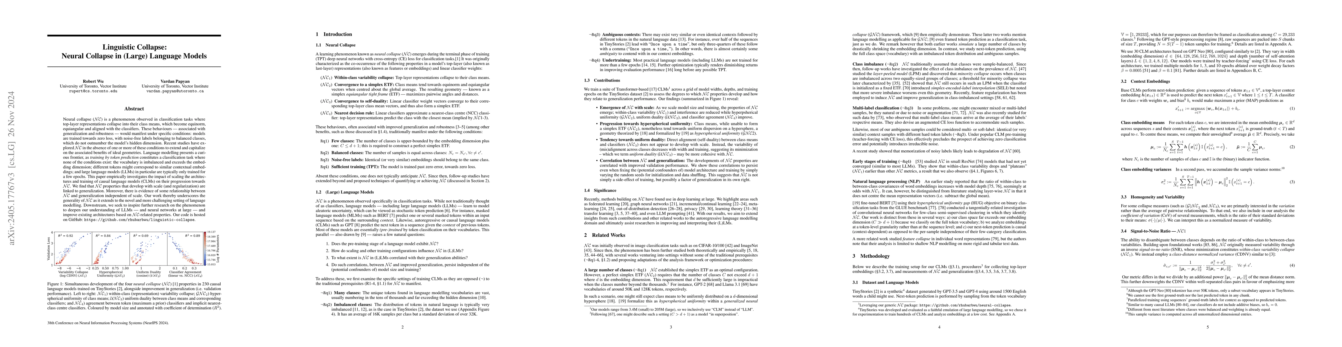 Thumbnail for Linguistic Collapse: Neural Collapse in (Large) Language Models