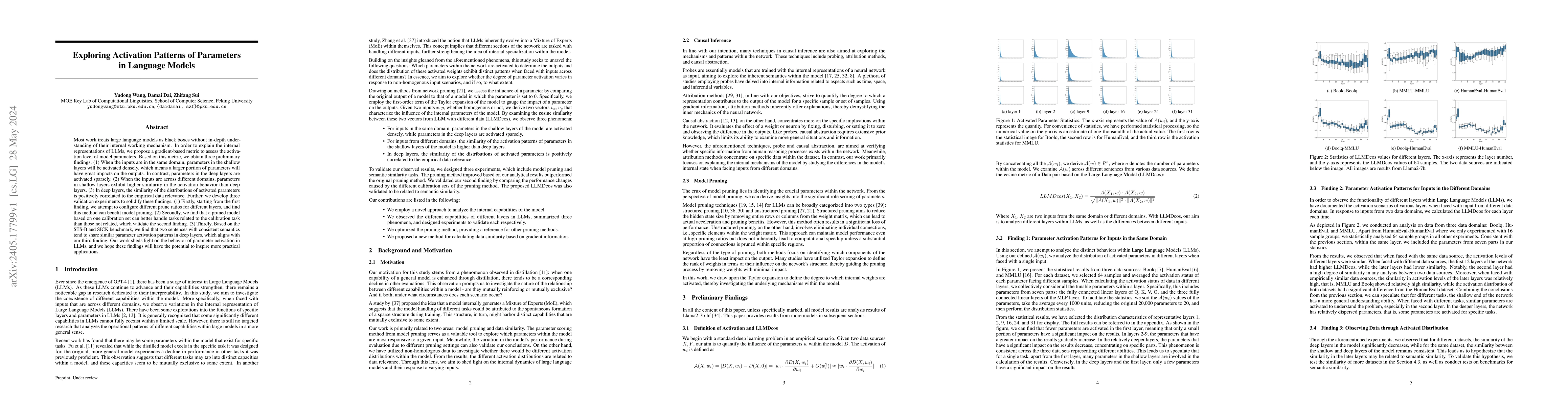 Thumbnail for Exploring Activation Patterns of Parameters in Language Models