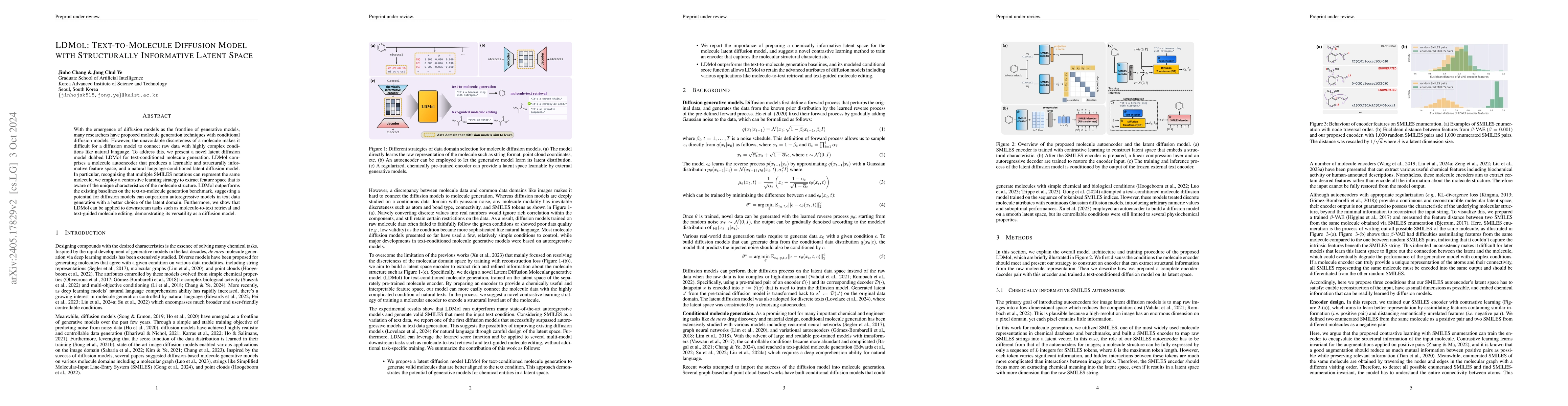 Thumbnail for LDMol: Text-Conditioned Molecule Diffusion Model Leveraging Chemically
  Informative Latent Space