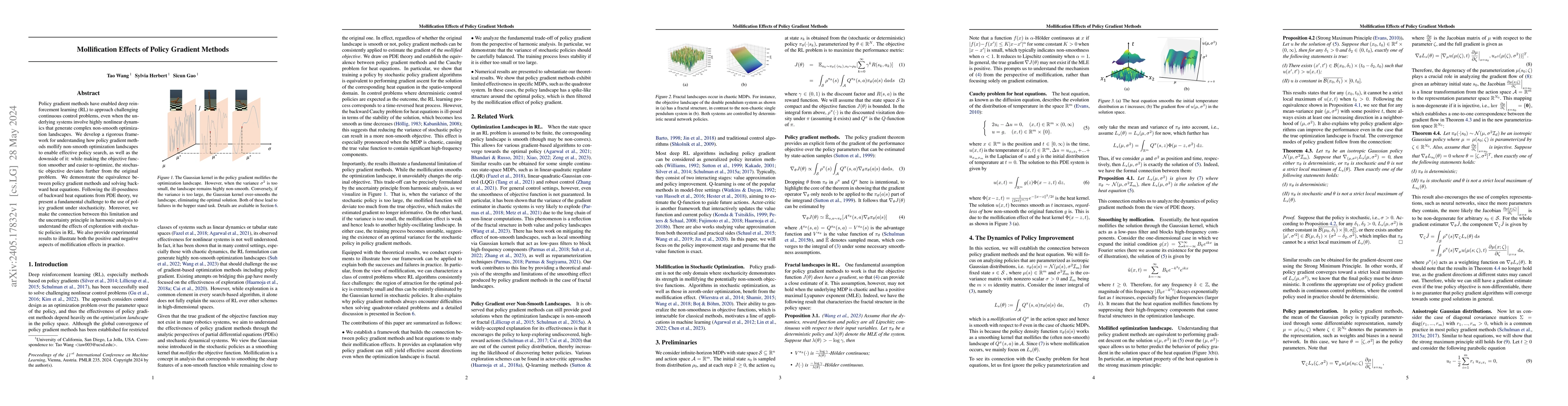 Thumbnail for Mollification Effects of Policy Gradient Methods